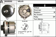 930550 EDR alternátor 930550 EDR