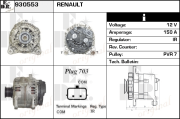 930553 generátor EDR