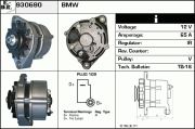 930690 EDR alternátor 930690 EDR