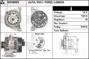 930885 EDR alternátor 930885 EDR