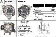 930989 generátor EDR