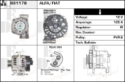 931178 EDR alternátor 931178 EDR