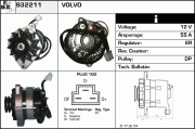 932211 EDR alternátor 932211 EDR