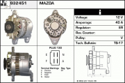 932451 EDR alternátor 932451 EDR