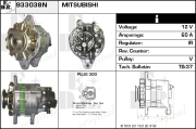 933038N EDR alternátor 933038N EDR
