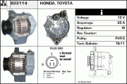 933114 EDR alternátor 933114 EDR