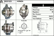 933123 EDR alternátor 933123 EDR