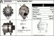 933533 EDR alternátor 933533 EDR