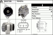 933739 EDR alternátor 933739 EDR
