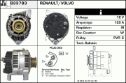 933783 EDR alternátor 933783 EDR