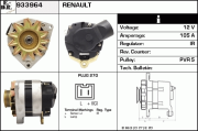 933964 EDR alternátor 933964 EDR