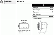 934108 EDR alternátor 934108 EDR