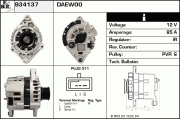 934137 EDR alternátor 934137 EDR