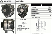 934751 EDR alternátor 934751 EDR