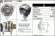 937112 EDR alternátor 937112 EDR