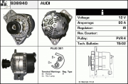 938940 EDR alternátor 938940 EDR