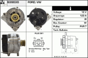 939030 EDR alternátor 939030 EDR