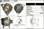 940340 EDR alternátor 940340 EDR