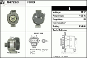 947260 EDR alternátor 947260 EDR