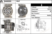 948050 EDR alternátor 948050 EDR