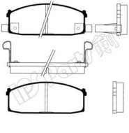 IBD-1141 Sada brzdových destiček, kotoučová brzda IPS Parts