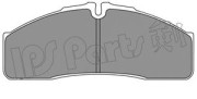 IBD-1172 Sada brzdových destiček, kotoučová brzda IPS Parts
