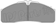 IBD-1172 IPS Parts sada brzdových platničiek kotúčovej brzdy IBD-1172 IPS Parts