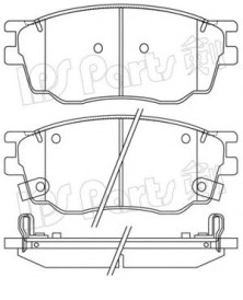 IBD-1365 IPS Parts sada brzdových platničiek kotúčovej brzdy IBD-1365 IPS Parts