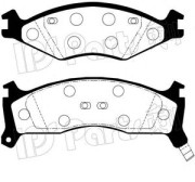 IBD-1392 Sada brzdových destiček, kotoučová brzda IPS Parts