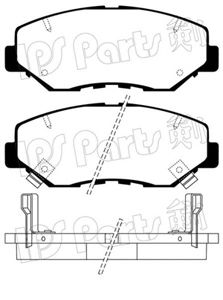 IBD-1486 Sada brzdových destiček, kotoučová brzda IPS Parts