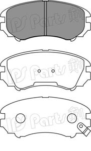 IBD-1H10 IPS Parts sada brzdových platničiek kotúčovej brzdy IBD-1H10 IPS Parts