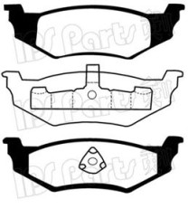 IBR-1016 Sada brzdových destiček, kotoučová brzda IPS Parts