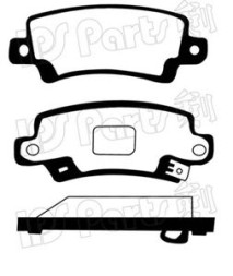 IBR-1257 Sada brzdových destiček, kotoučová brzda IPS Parts