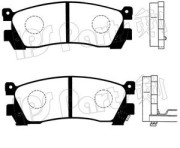 IBR-1305 Sada brzdových destiček, kotoučová brzda IPS Parts