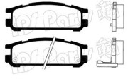 IBR-1701 Sada brzdových destiček, kotoučová brzda IPS Parts