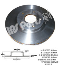 IBT-1102 Brzdový kotouč IPS Parts