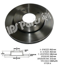 IBT-1582 Brzdový kotouč IPS Parts