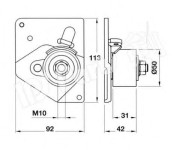 ITB-6124 Napínák, ozubený řemen IPS Parts