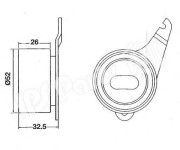 ITB-6304 Napínák, ozubený řemen IPS Parts