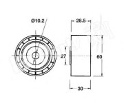 ITB-6328 IPS Parts napinák ozubeného remeňa ITB-6328 IPS Parts