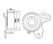 ITB-6503 Napínák, ozubený řemen IPS Parts