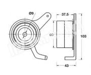 ITB-6516 Napínák, ozubený řemen IPS Parts