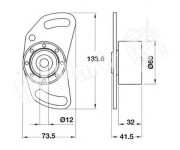 ITB-6614 Napínák, ozubený řemen IPS Parts