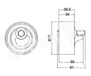 ITB-6700 Napínák, ozubený řemen IPS Parts