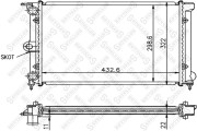 10-25002-SX STELLOX chladič motora 10-25002-SX STELLOX