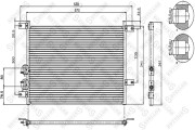 10-45390-SX STELLOX kondenzátor klimatizácie 10-45390-SX STELLOX
