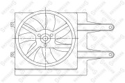 29-99258-SX Větrák, chlazení motoru STELLOX