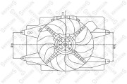 29-99396-SX Větrák, chlazení motoru STELLOX