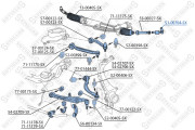 51-00704-SX STELLOX hlava/čap spojovacej tyče riadenia 51-00704-SX STELLOX