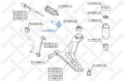 51-53009-SX STELLOX hlava/čap spojovacej tyče riadenia 51-53009-SX STELLOX